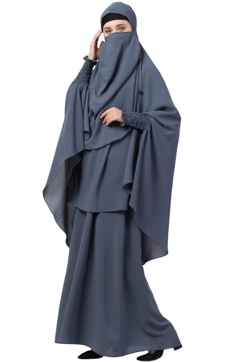 Mushkiya-Abaya Khimar Combo-Small