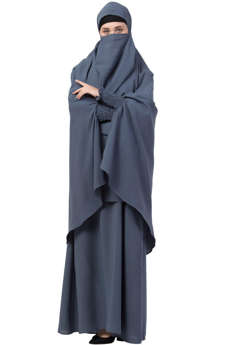Mushkiya-Abaya Khimar Combo-Small