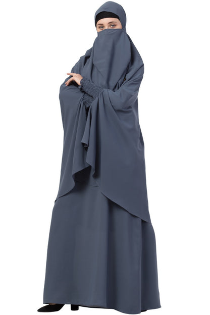 Mushkiya-Abaya Khimar Combo-Small