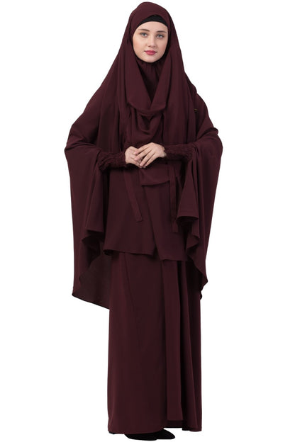 Mushkiya-Abaya Khimar Combo-Large