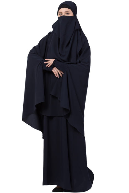 Mushkiya-Abaya Khimar Combo-Medium