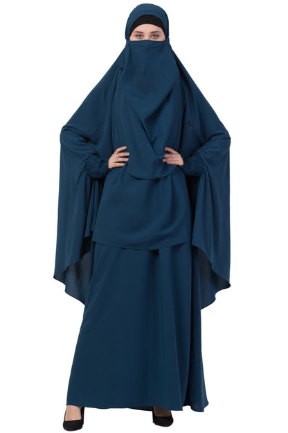 Mushkiya-Abaya Khimar Combo-Free