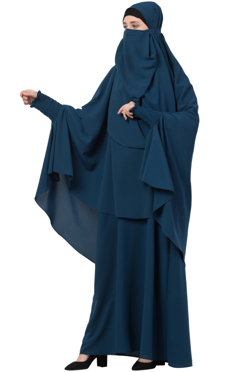 Mushkiya-Abaya Khimar Combo-Free