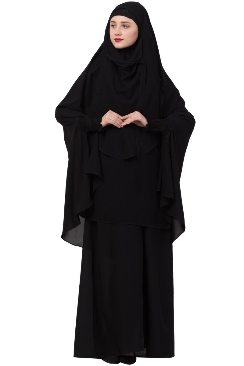 Mushkiya-Abaya Khimar Combo-Medium