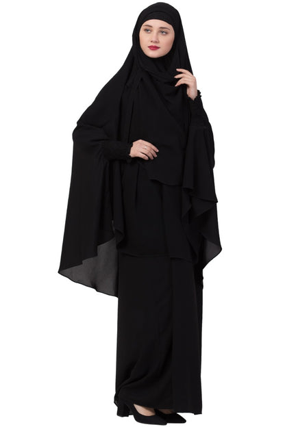 Mushkiya-Abaya Khimar Combo-2XL