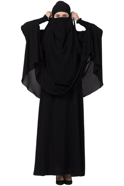 Mushkiya-Abaya Khimar Combo-2XL