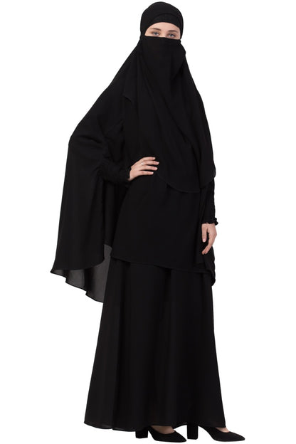 Mushkiya-Abaya Khimar Combo-2XL