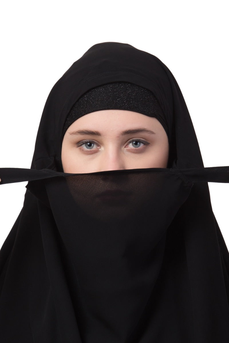 Mushkiya-Abaya Khimar Combo-Medium