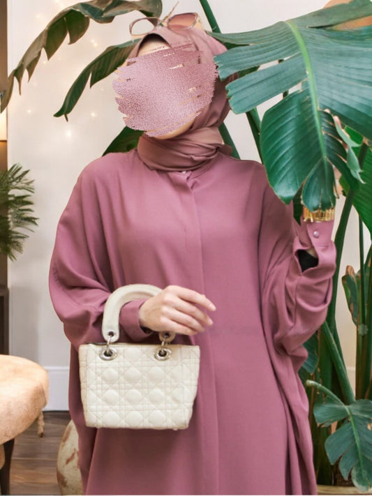 Elegant Kaftan Abaya in Luxurious Firdaus Fabric