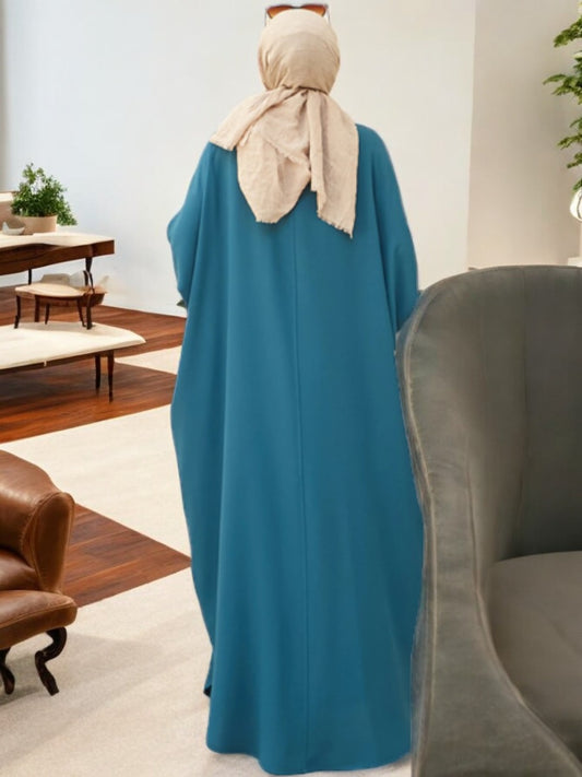 Elegant Kaftan Abaya in Luxurious Firdaus Fabric