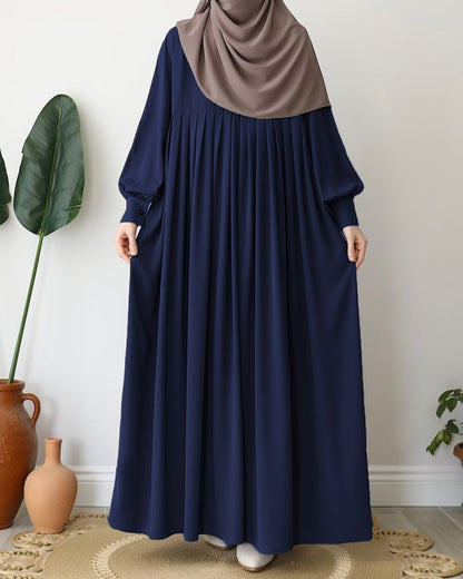 Turkish Style Abaya with Concealed Zipper