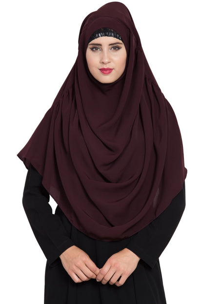 Khimar-Ready to Wear- Instant Hijab With Pleats