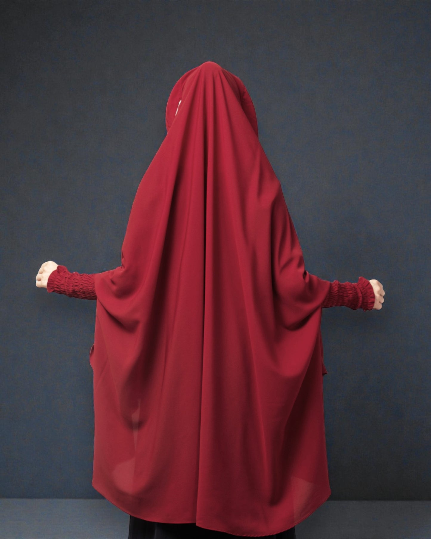 Khimar-Long Prayer Hijab With Mouth-Piece