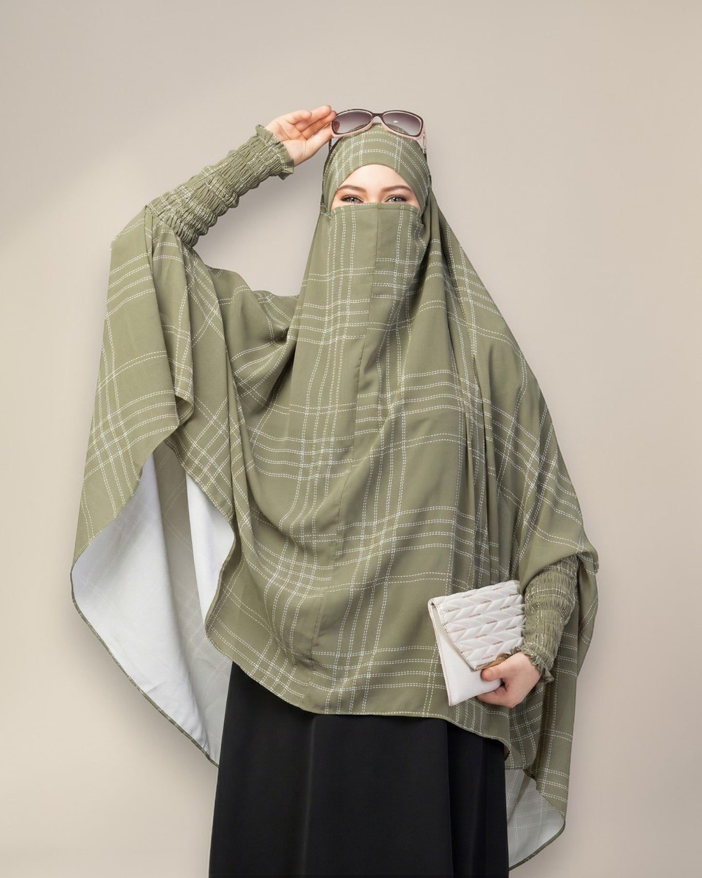 Full Size Georgette Khimar With Lining