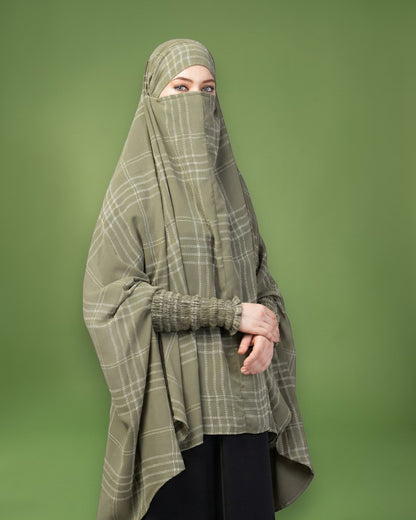 Full Size Georgette Khimar With Lining