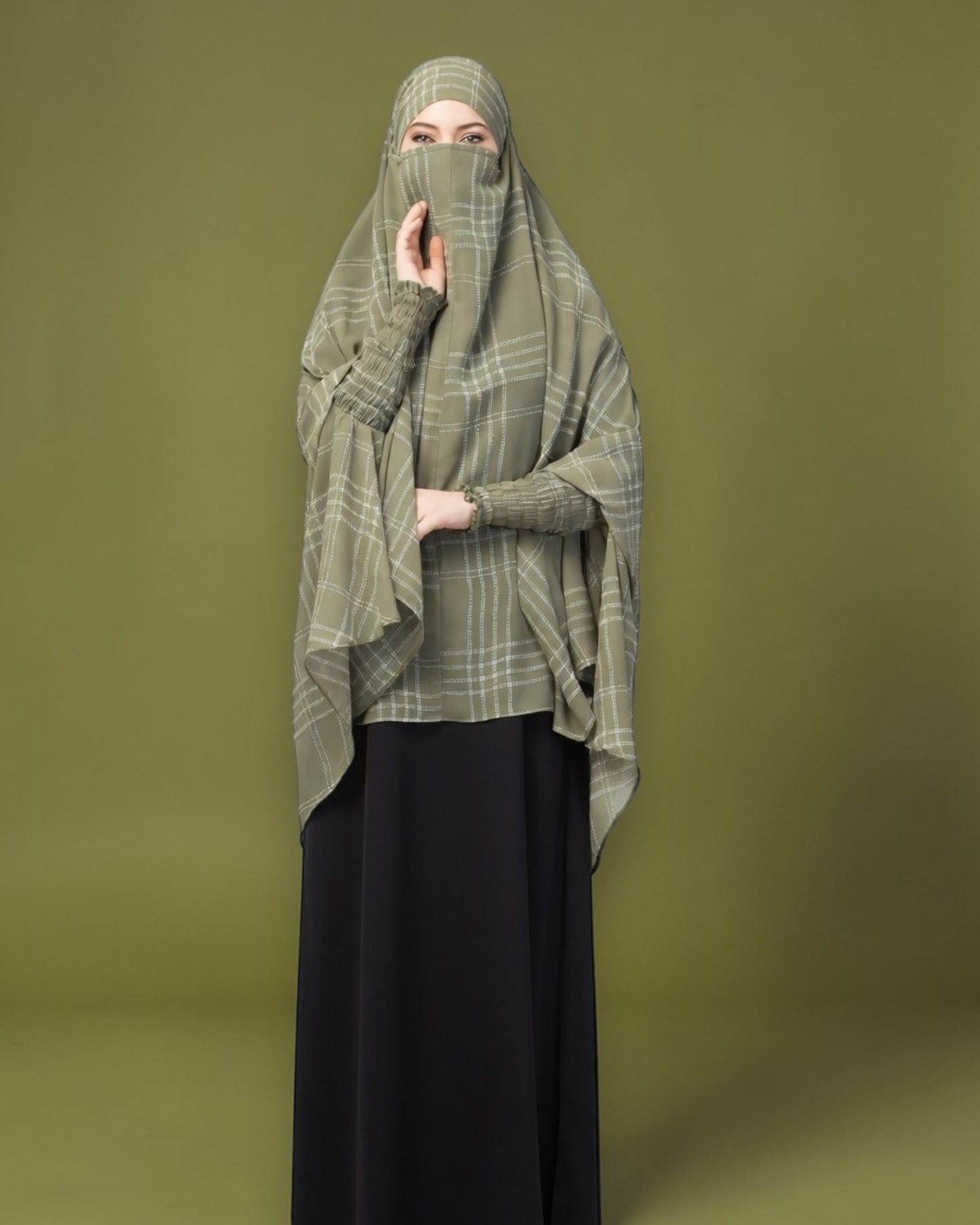 Full Size Georgette Khimar With Lining