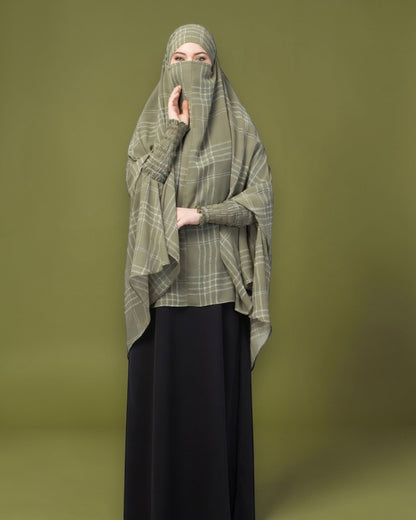 Full Size Georgette Khimar With Lining