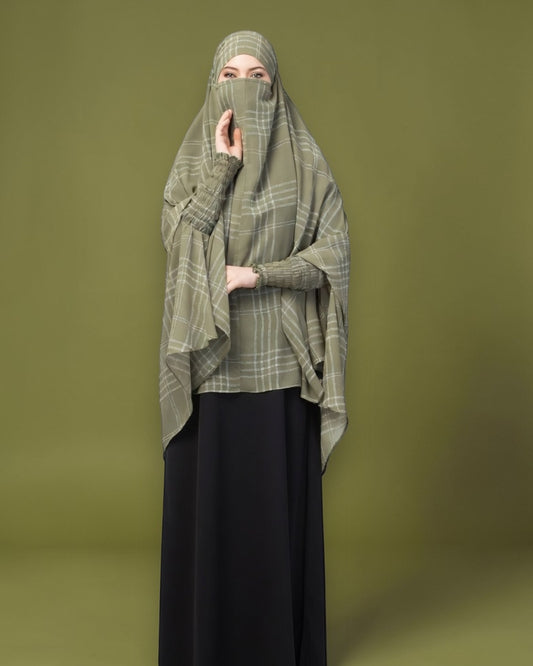 Full Size Georgette Khimar With Lining
