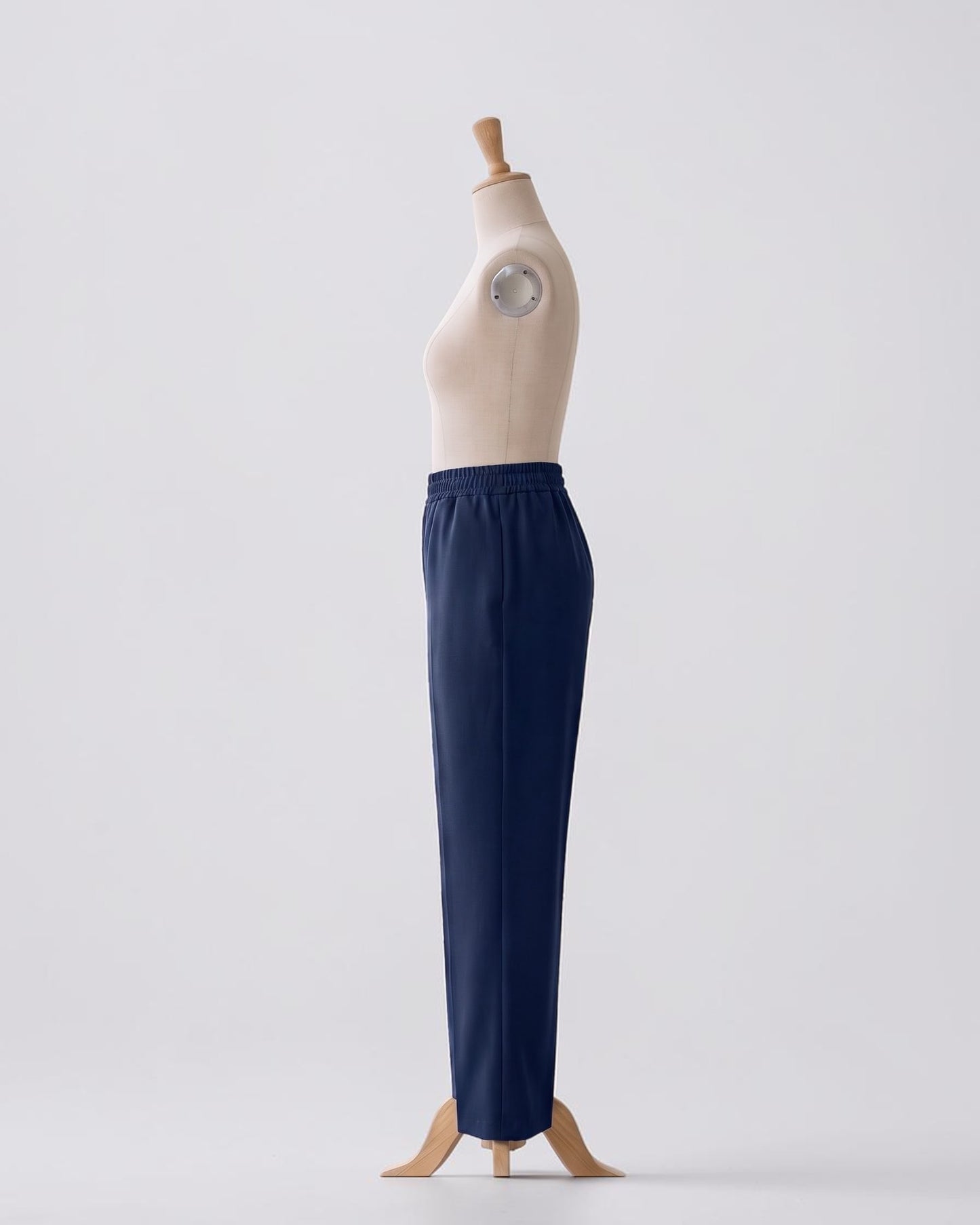 Women’s Trousers with Elasticated Waistband | Navy Blue