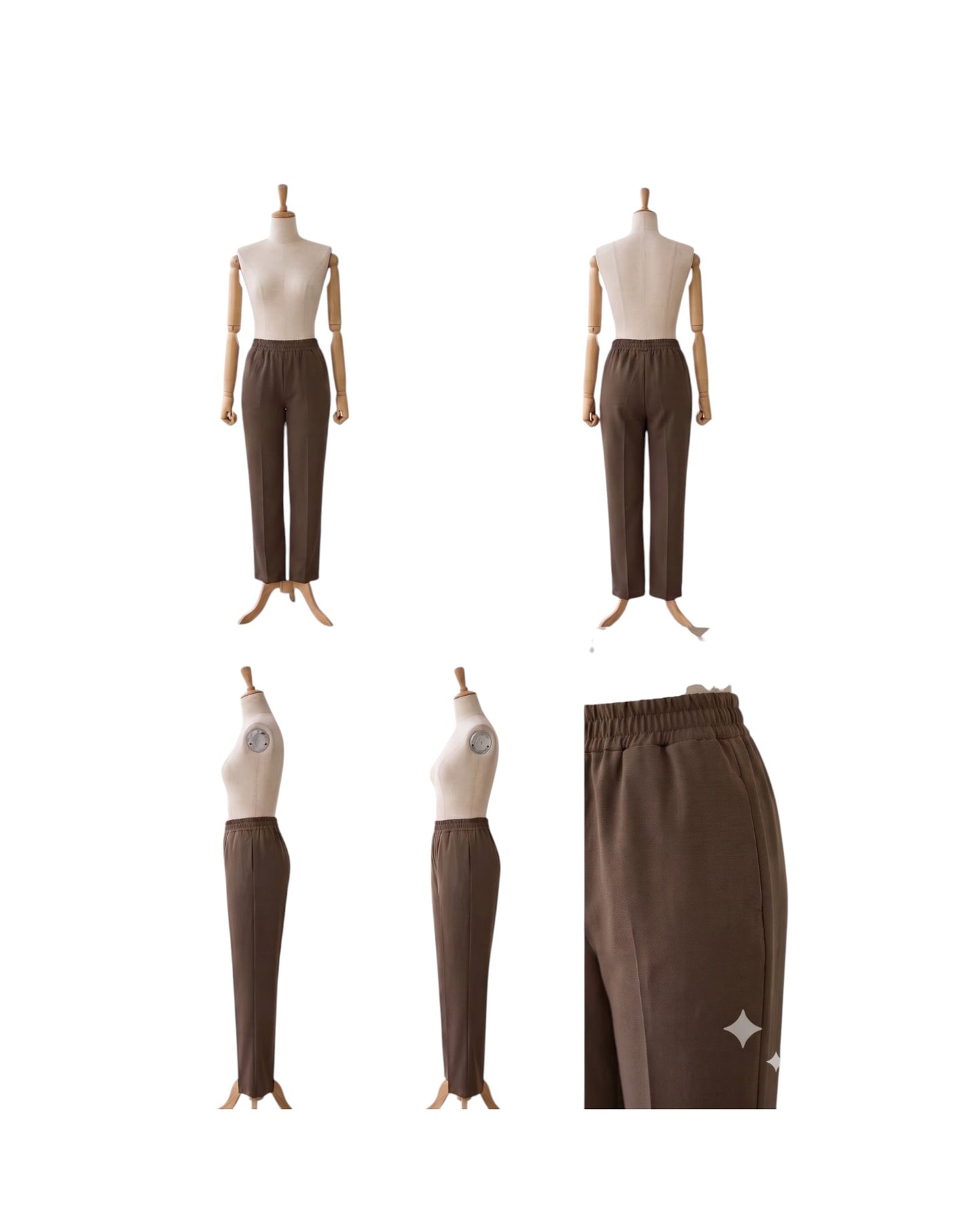 Modest Workwear Long Top with Hijab | Optional Pant |Taupe