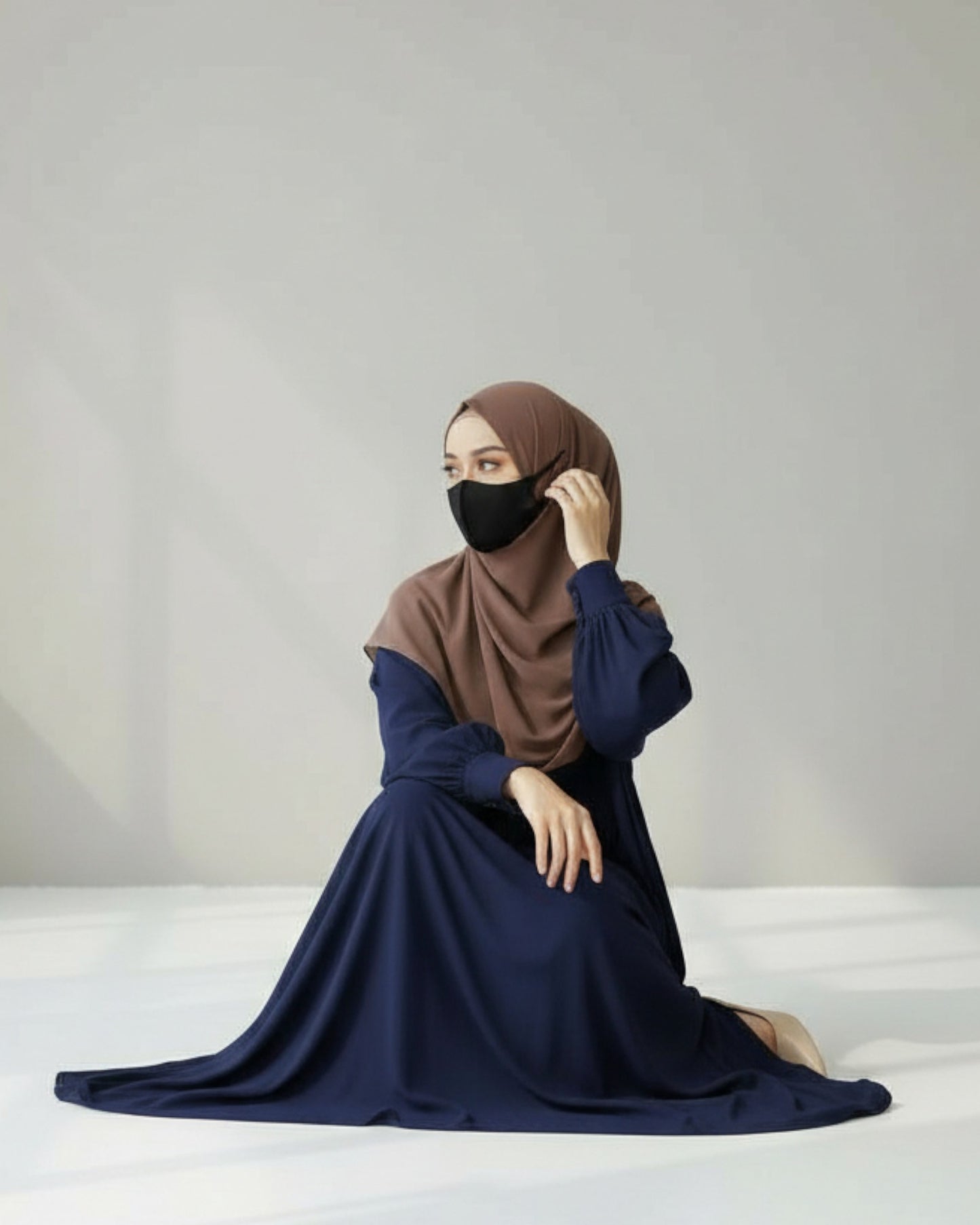 Turkish Style Abaya with Concealed Zipper