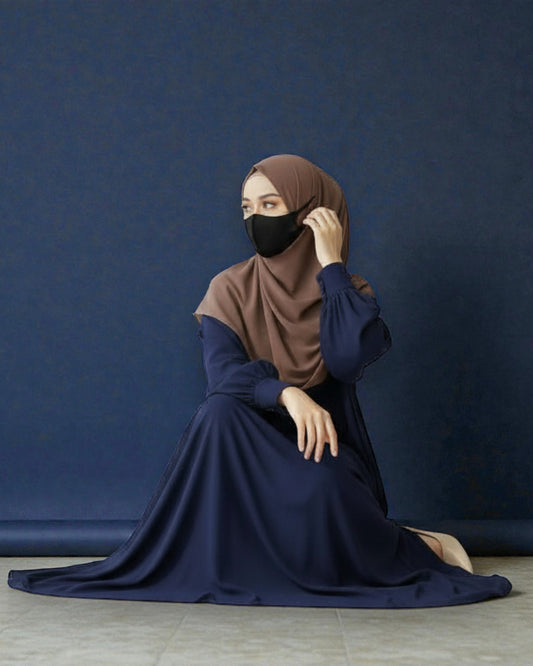 Turkish Style Abaya with Concealed Zipper