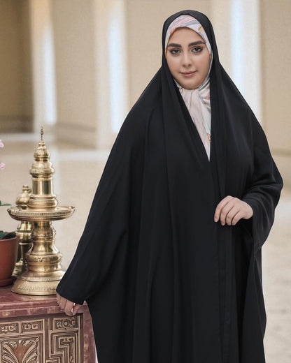 Black Firdaus Irani Chadar Ð Simple Full Coverage