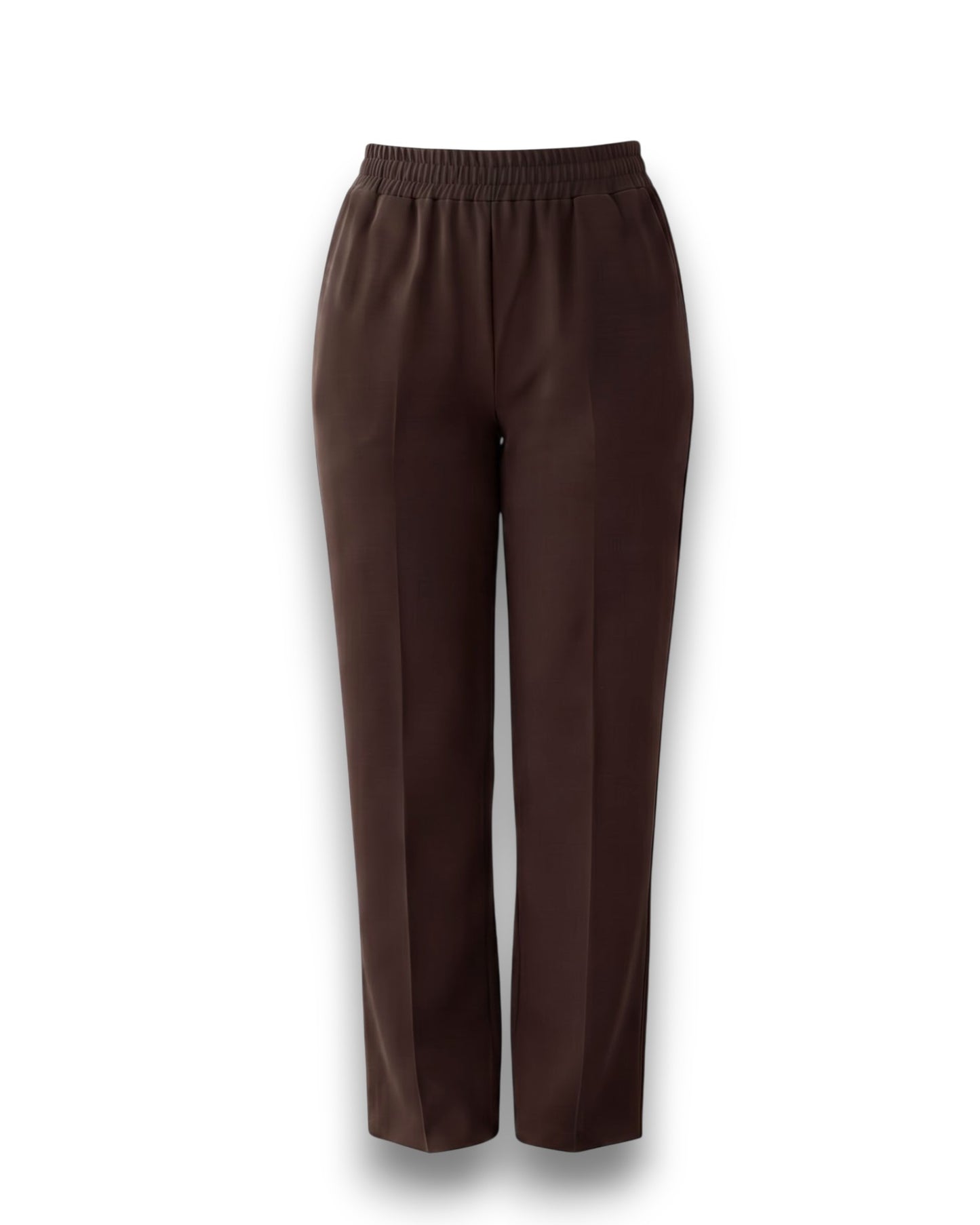 Modest Workwear Long Top with Hijab | Optional Pant | Brown