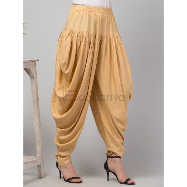 Buy Present Women Stylish Dhoti Pants Salwar Bottom Wear for Girls/Womens/ Ladies Free Size (28 Till 34) Printed Dhoti White Color at Amazon.in