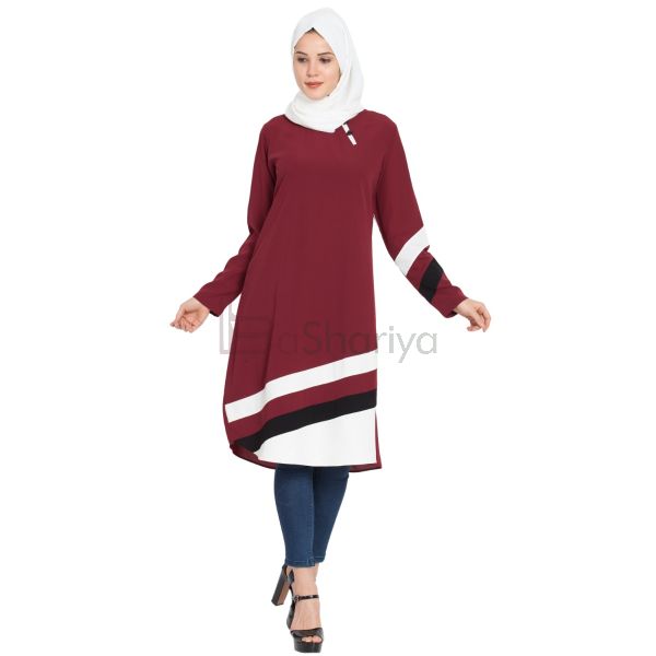 Long Kurti With Hijab Dress Design Ideas||College Wear Girls Hijab Kurtis  Design 2022 - YouTube