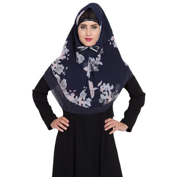 PHOGARY 2 PCS Snap Hijab for Women, Islamic Muslim Ready To Go Instant Hijab  for Women