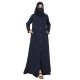 Stylish Front Open Abaya Made in Poly Moss Fabric