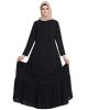 Abaya Dress With Frills and Pin Tucks