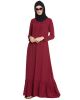 Abaya Dress With Frills and Pin Tucks