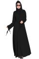 Dress Abaya with Detatchable Shawl-Black