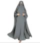 One Piece Jilbab With Adjustable Nose Piece