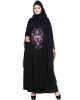 Two Pieces Set-Embroidered Cape with Inner Abaya