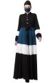 Mushkiya-Modest Dress In Multi Color With Blet-Not An Abaya