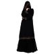 Abaya Like Dress With Stone Work & Frills