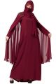 Mushkiya-Fairy Dress With Hand Work Embellishments On Shoulders-Not An Abaya