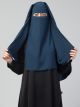 Full Size Niqab In 2 Layers 