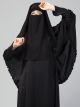 Full Size Niqab In 2 Layers With Ruffles