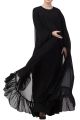Mushkiya-Designer Abaya Dress in Dual Layer