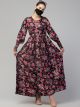 Maxi Dress With Designer Sleeves