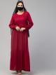 Multi Layered- Maxi Dress With Elasticated Sleeves