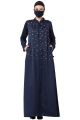 Modest Dress With Hand Work Embellishments with Matching Hijab