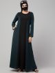 Designer Abaya In Dual Color.