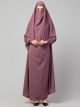 Full Length- Single Piece Jilbab With Adjustable Mouthpiece/Nose Piece