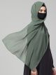 Stole-Wrap Hijab In Premium Georgette Fabric.