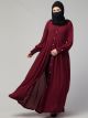Front Open- Designer Abaya With Pleats